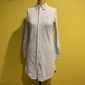 Ralph Lauren Women Collard Long Sleeve Dress SizeL